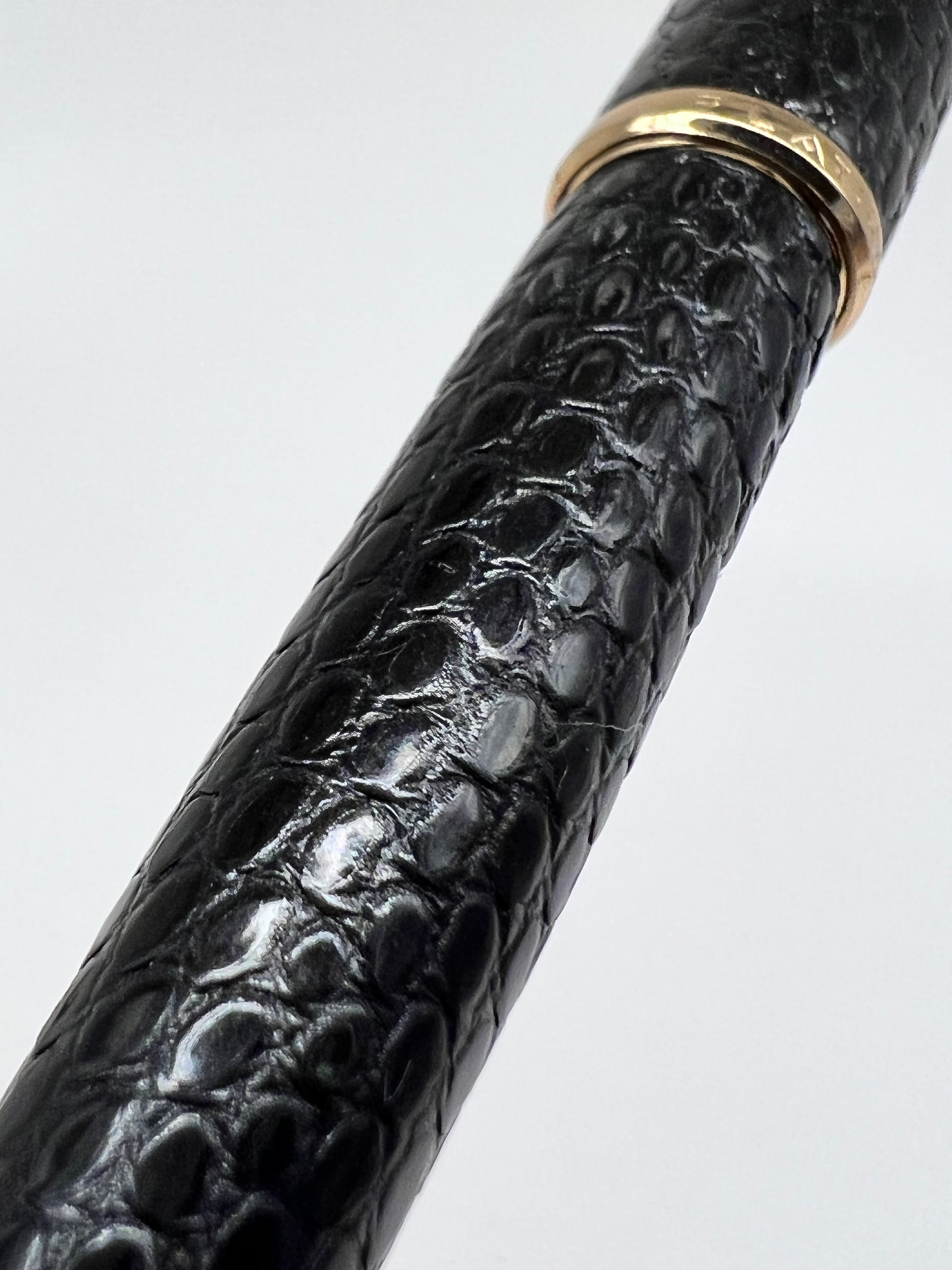 1977 プラチナ 高級皮革 トカゲ PLATINUM （中字） 18K 02734 | 川口