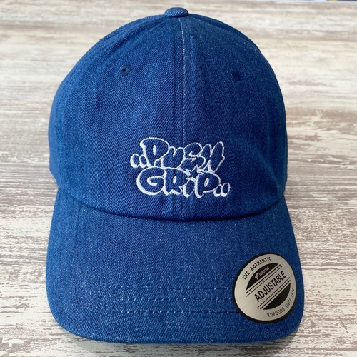 【PUSH GRIP】BUBBLE STACKS DENIM CAP   (INDIGO)