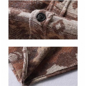 Tribal pattern button shirt 1355