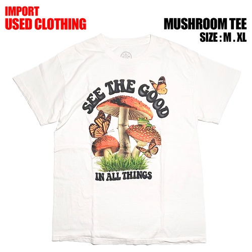【IMPORT古着】MUSHROOM TEE (size M.XL)