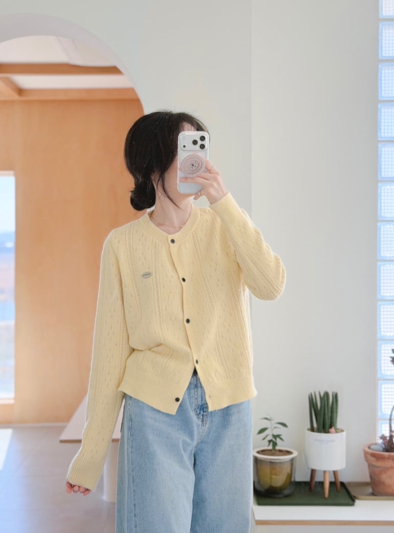 Human/即納【buyalldog】Breeze Knit Top & Cardigan Dog Couple Look