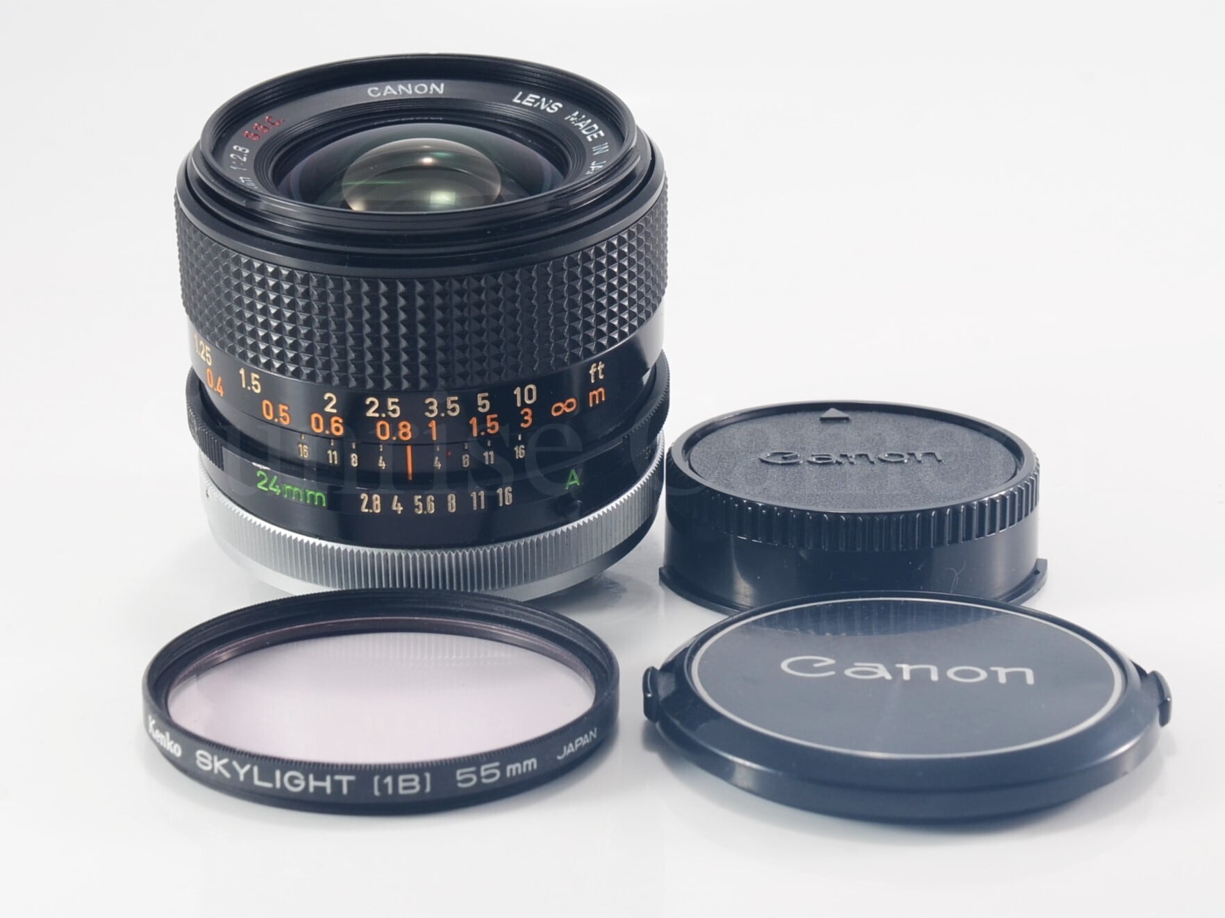 整備品Canon FD 24mm f2.8 s.s.c 単焦点広角　◯印 整備品Canon FD 24mm f2.8 s.s.c 単焦点広角◯印