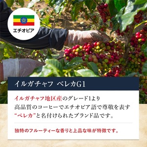 20 コーヒー 青海スペシャリティ珈琲 エチオピア イルガチャフ ベレカG1 500g