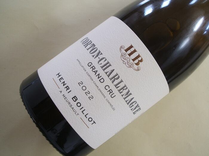 特級 コルトン・シャルルマーニュ 2022年 アンリ・ボワイヨ