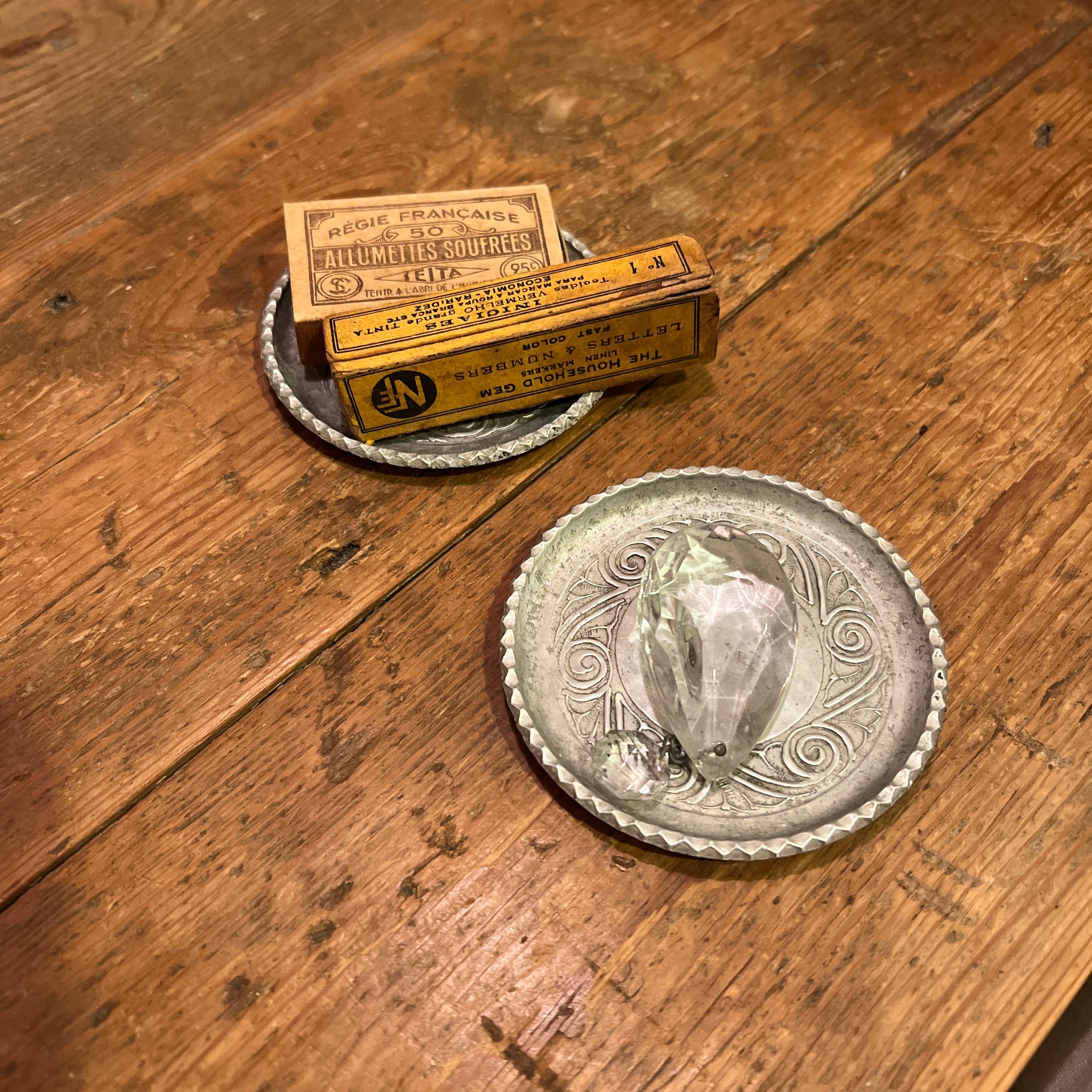 アルミのコースター ヴィンテージ 2枚セット