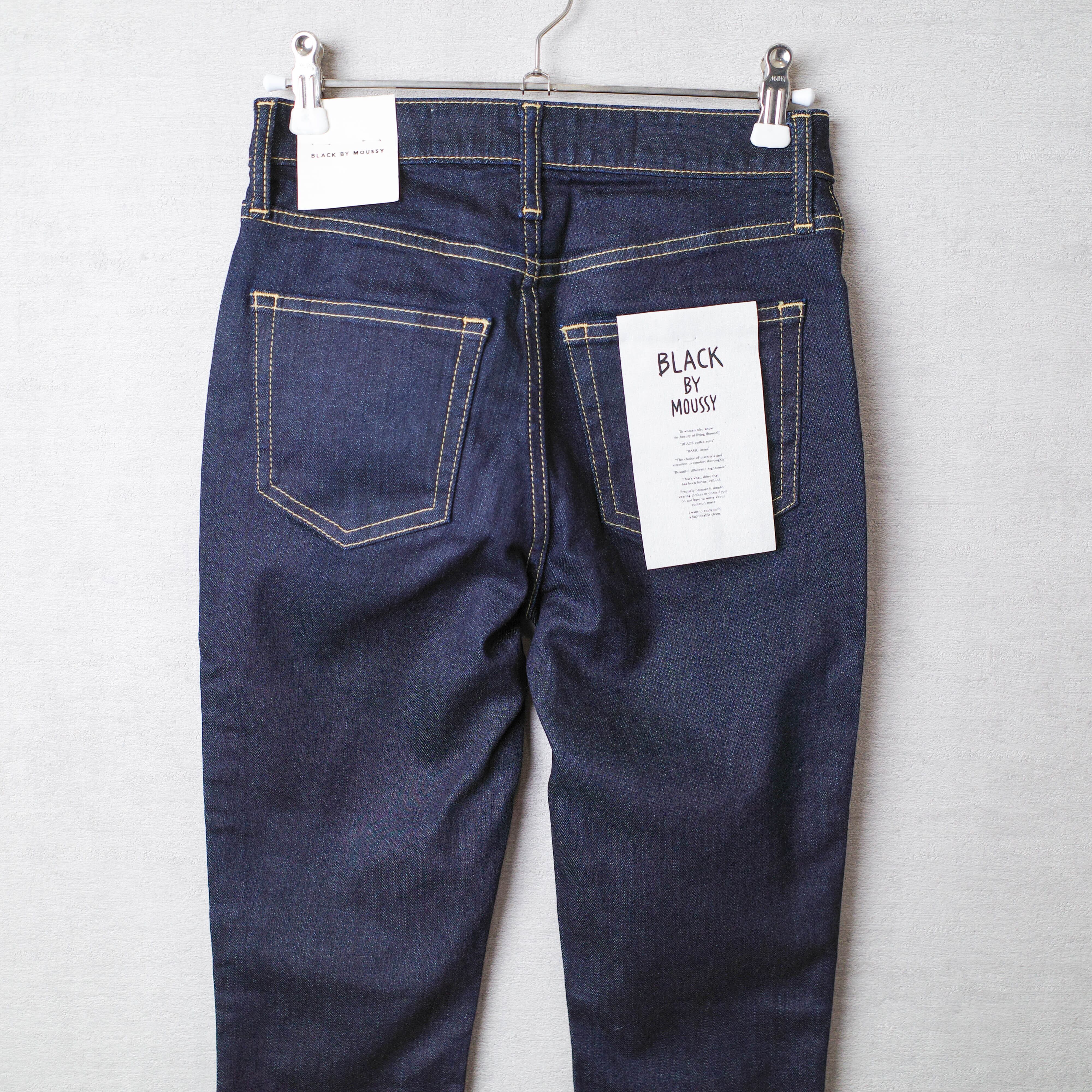 [NEW] BLACK by MOUSSY	CRYSTAL ONE WASH DENIM PANTS  070BA012-0090