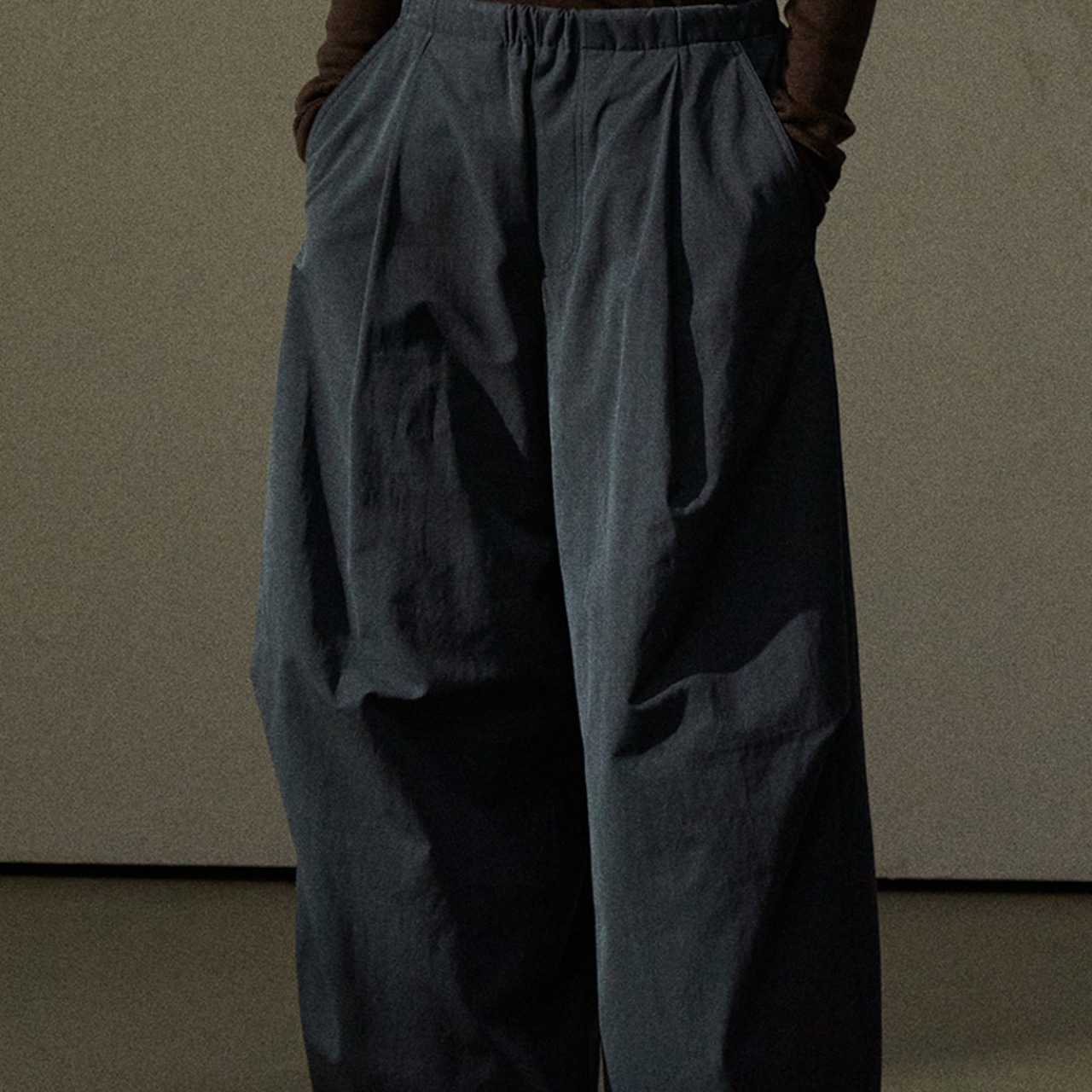 Wide Full Length Easy Pants 【3color】T4337