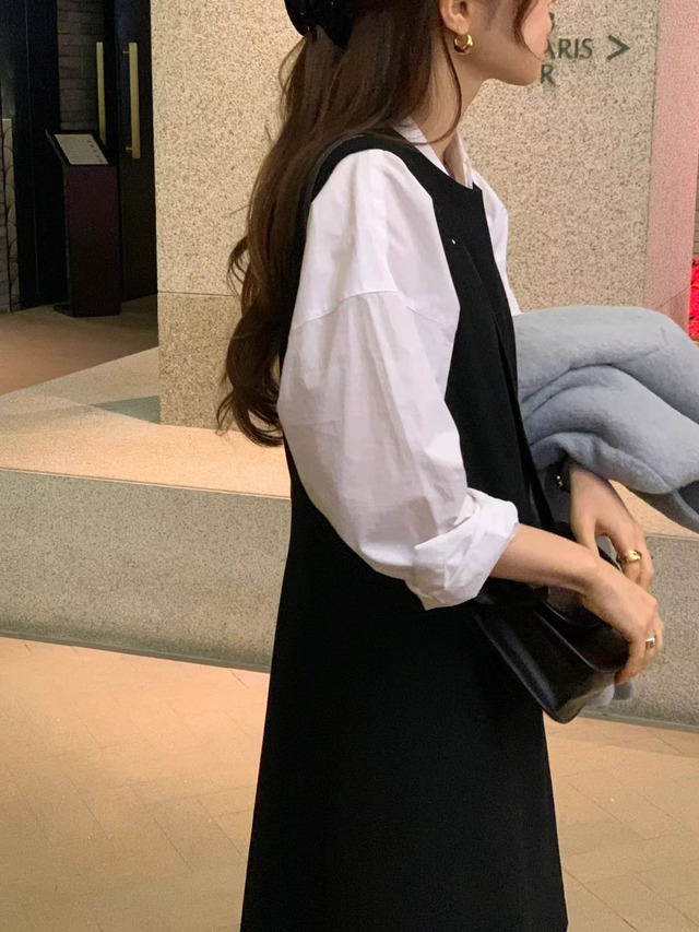 (OUNCE) glitter  banding skirt / 2color