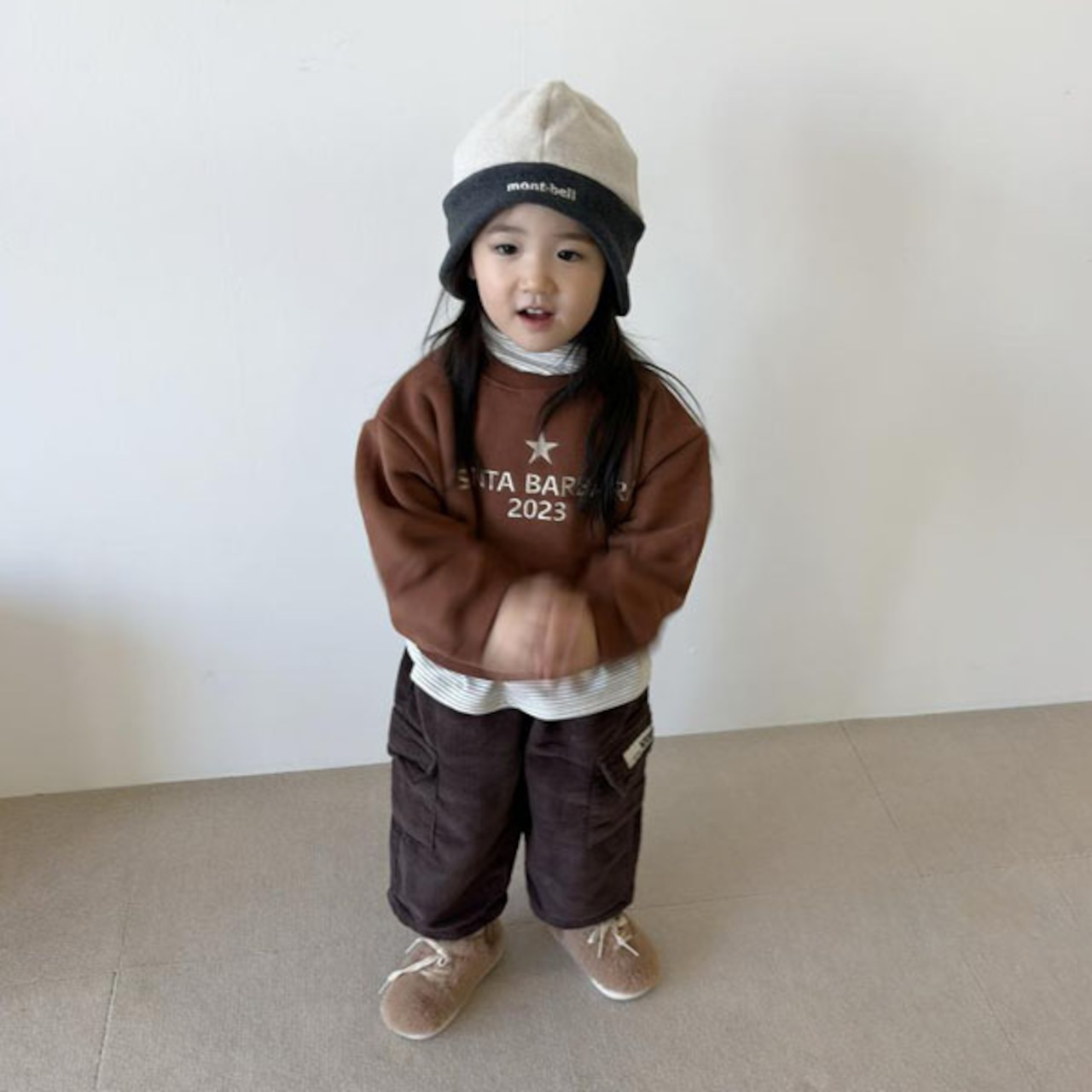 ザゴグマ / THE GOGUMA / コーデュロイカーゴ裏起毛パンツ / 韓国子供服 / キッズ / 26winter〖取寄〗*XS~XL*