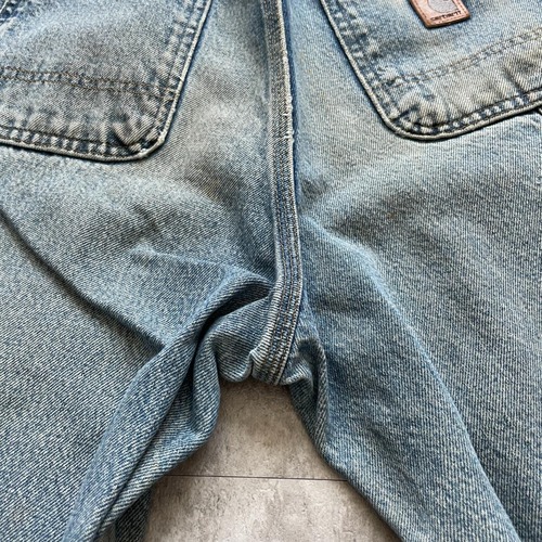 メキシコ製 デニム ダブルニー Carhartt B73-DST 29×32 詳細写真16