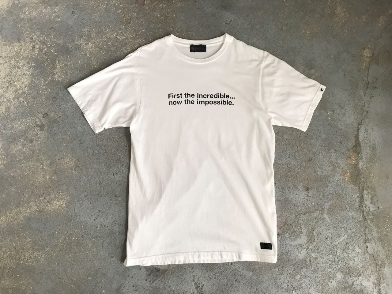 2015 GALLERY1950 × fragment design message T-shirt
