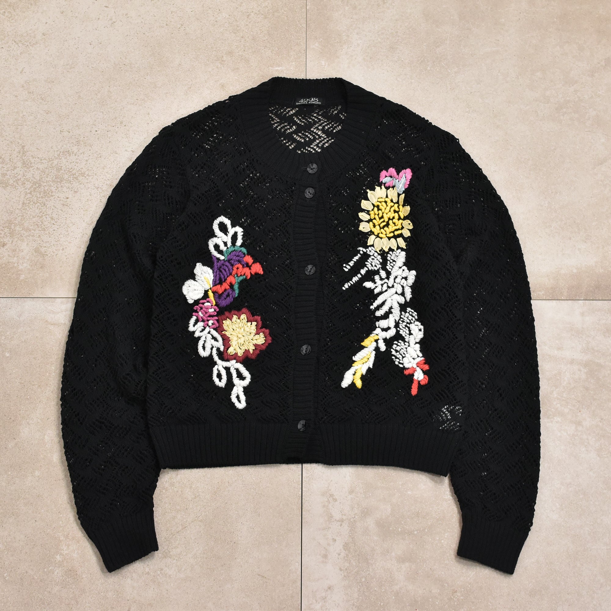 4298 SHIZUKA KOMURO embroidery cardigan | 古着屋 grin days memory 【公式】古着通販  オンラインストア powered by BASE