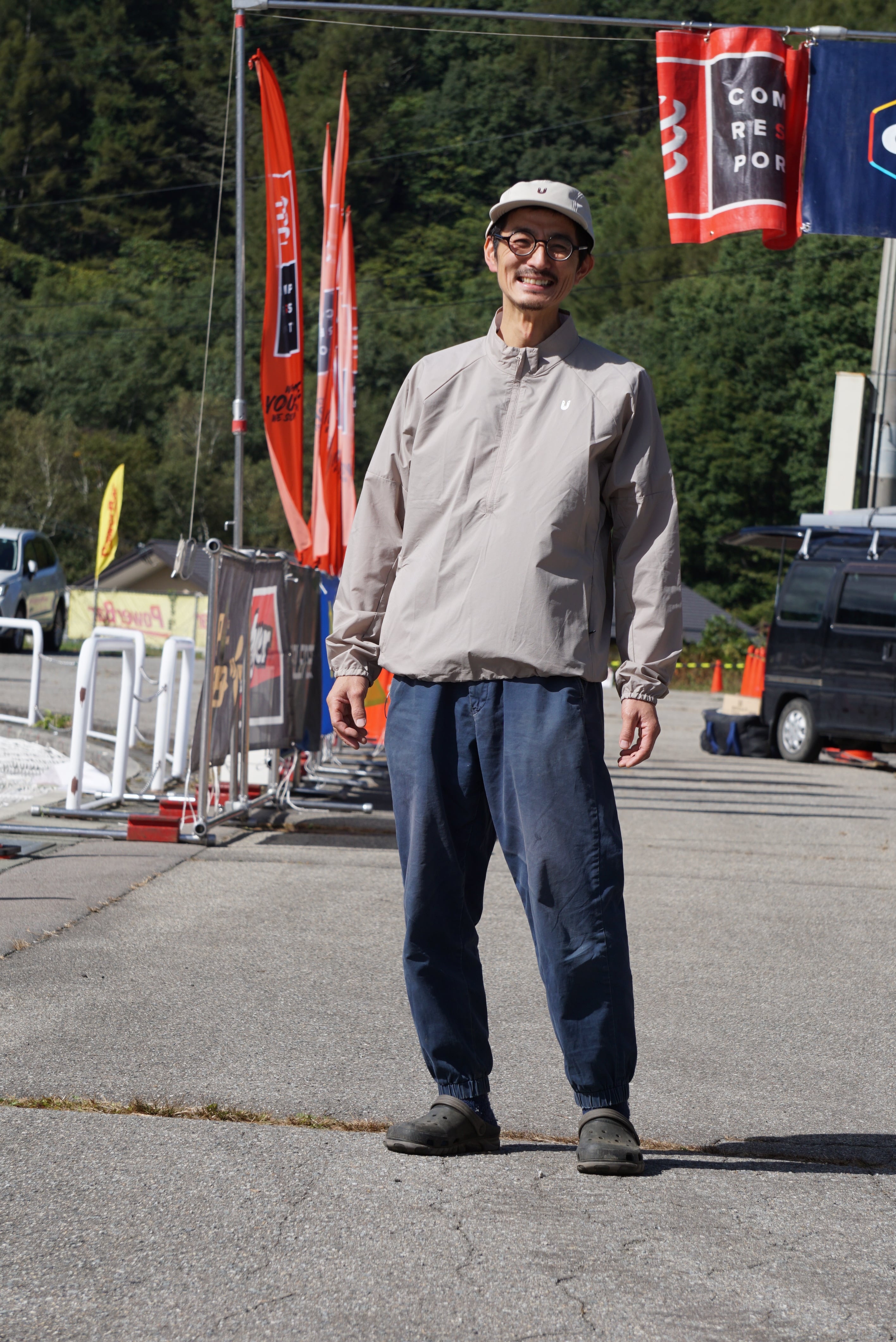 Sato Wind Anorak : Color Crockery | TANNUKI Running Wear Shop Sato Wind Anorak : Color Crockery | TANNUKI Running Wear Shop
