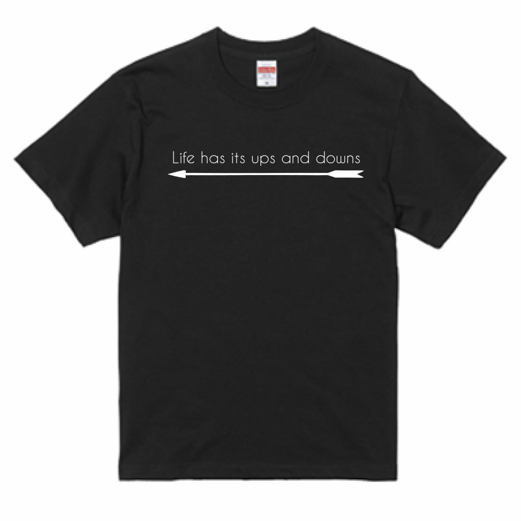 シンプルロゴ入りTシャツ ブラック