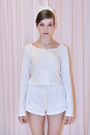 PETIT ROSE TOPS【ballerina neck】