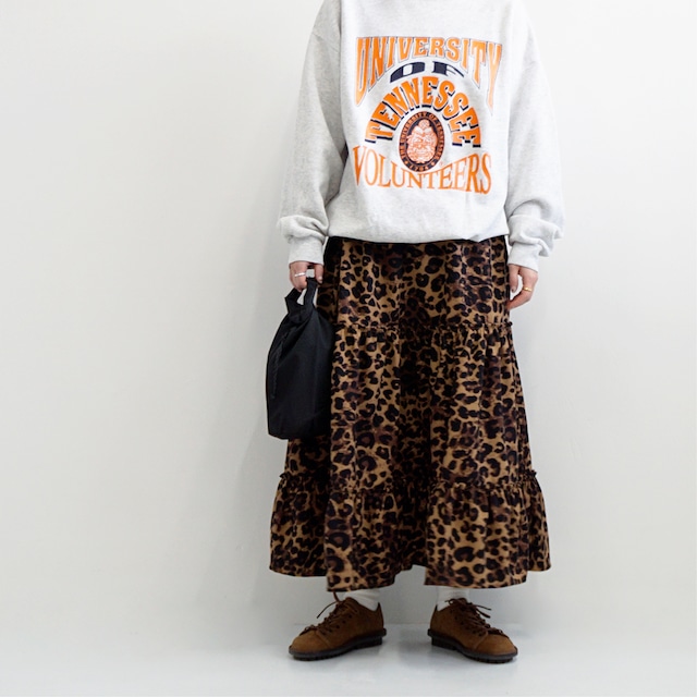 kiino.　キイノ　leopard skirt　レオパードスカート　(khg-001)