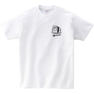 お寿司 ネコ Tシャツ cat43 猫服 ゆるキャラ ねこ 猫 服 ねこ柄 猫柄 手描き