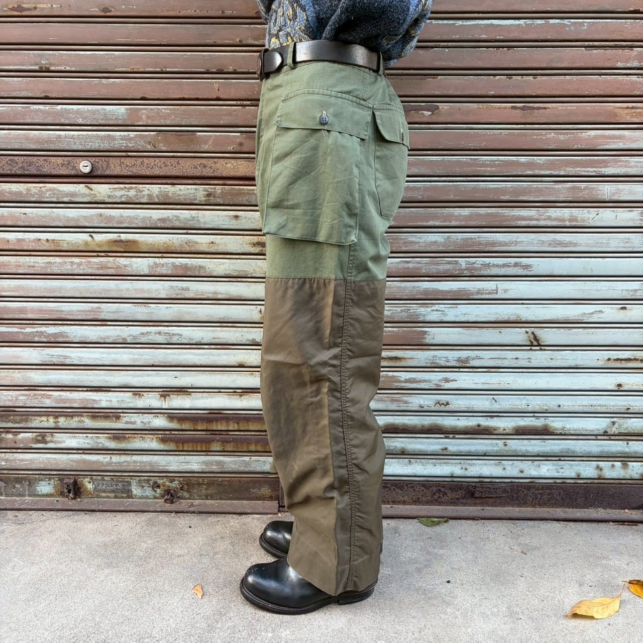 雰囲気抜群　ユーロビンテージ　ワークパンツ EURO VINTAGE ユーロ ヴィンテージ ハンティングパンツ ダブルニー