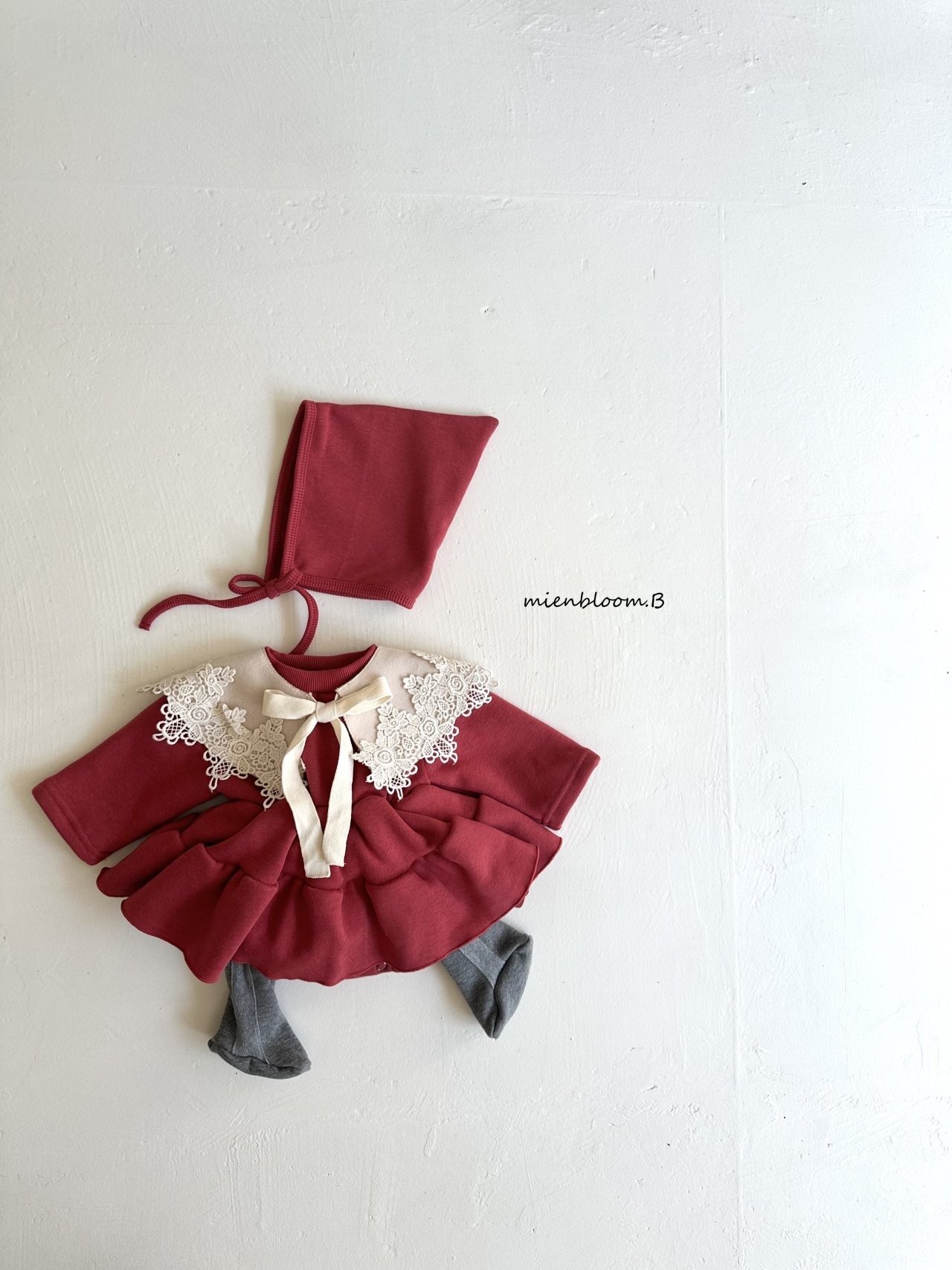 mien bloom B［取寄］chacha suit (bonnet set) 26winter