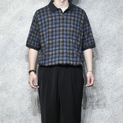 custom draw cord ocean pacific pattern polo shirt