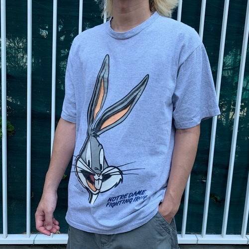 90s USA製 バッグスバニー キャラクターTシャツ ルーニーテューンズ L