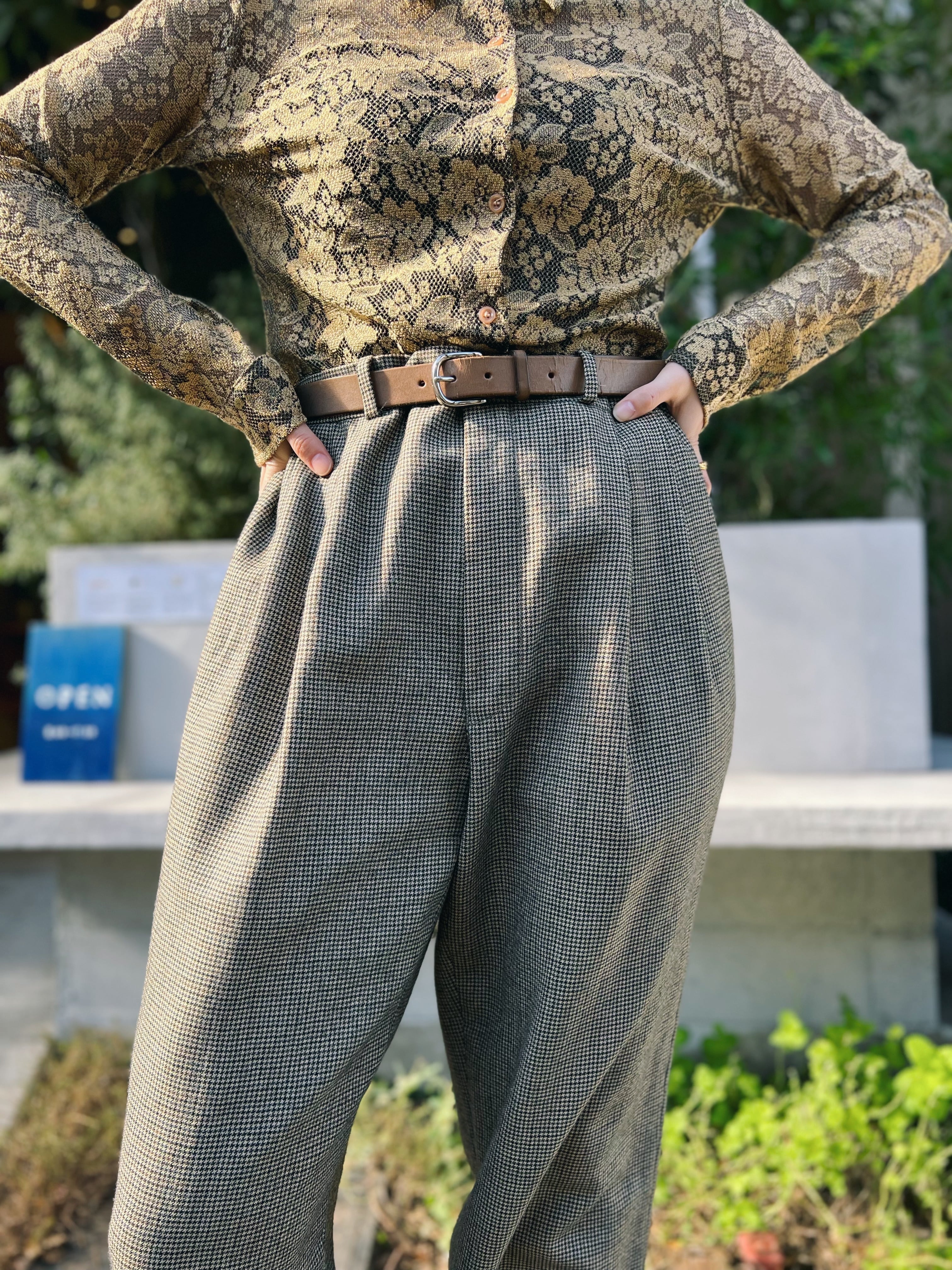 (AC440)90’s COMME des GARCONS HOMME leather belt