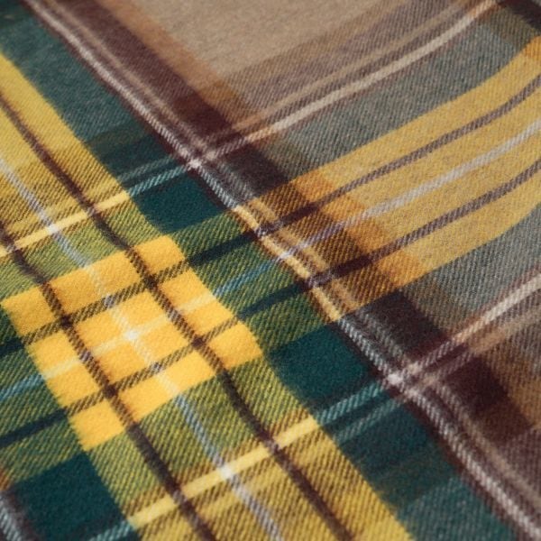 ジョンストンズ グリーンレーベル別注 ウールカシミヤストール | 中古