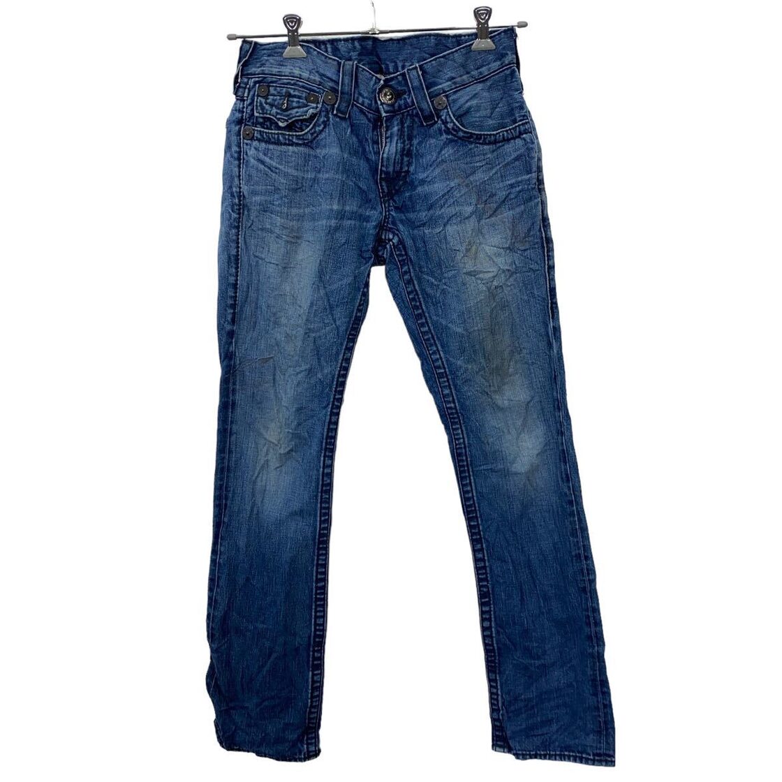 TRUE RELIGION デニムパンツ W29 トゥルーレリジョン ブルー コットン 