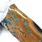 【sleevekimonojk23】着物デニムジャケットSLEEVE KIMONO DENIM JACKET
