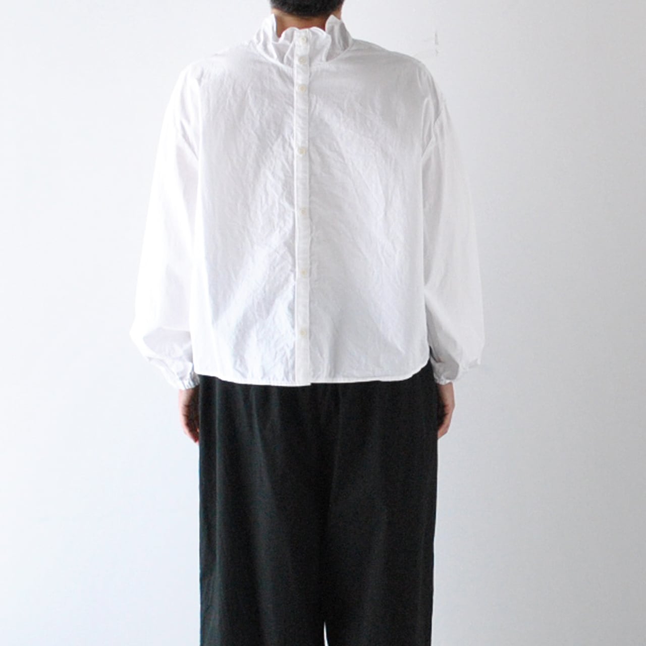 ROBE de PEAU JOU JOU 2WAYﾌﾞﾗｳｽ (ﾎﾜｲﾄ) R306 | NORTHWEST SELECT