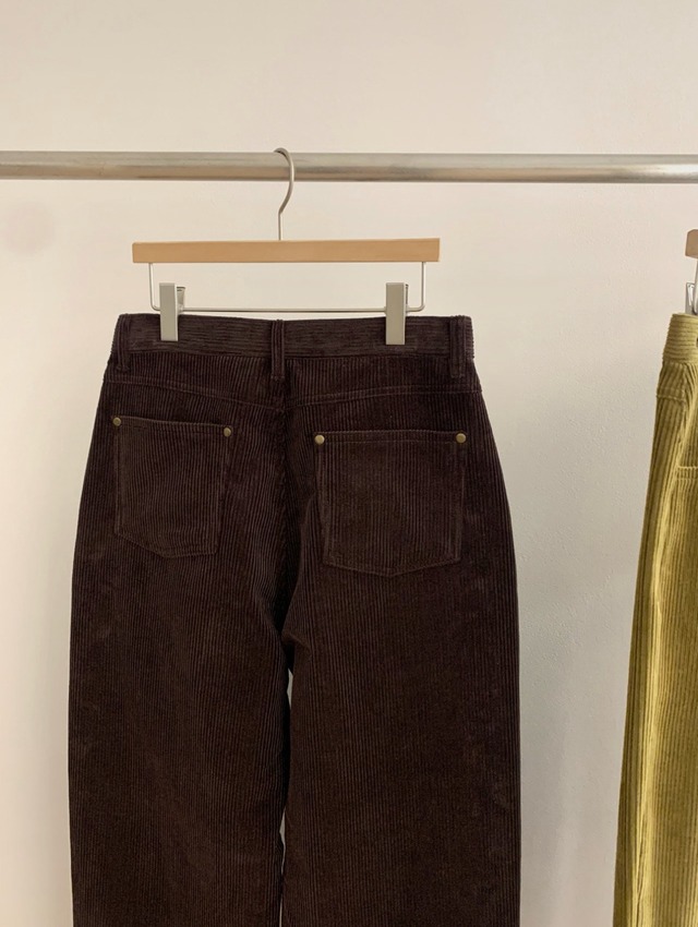 (予約) HAUS / Clair corduory pants 2color