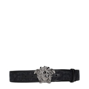 VERSACE ヴェルサーチ メンズ ベルト ファブリック ブラック