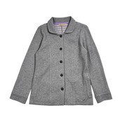 CROCODILE クロコダイル 鹿の子 ジャケット M /グレー系 レディース カジュアル