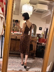 Max Mara ボタニカルリーフプリントスカート