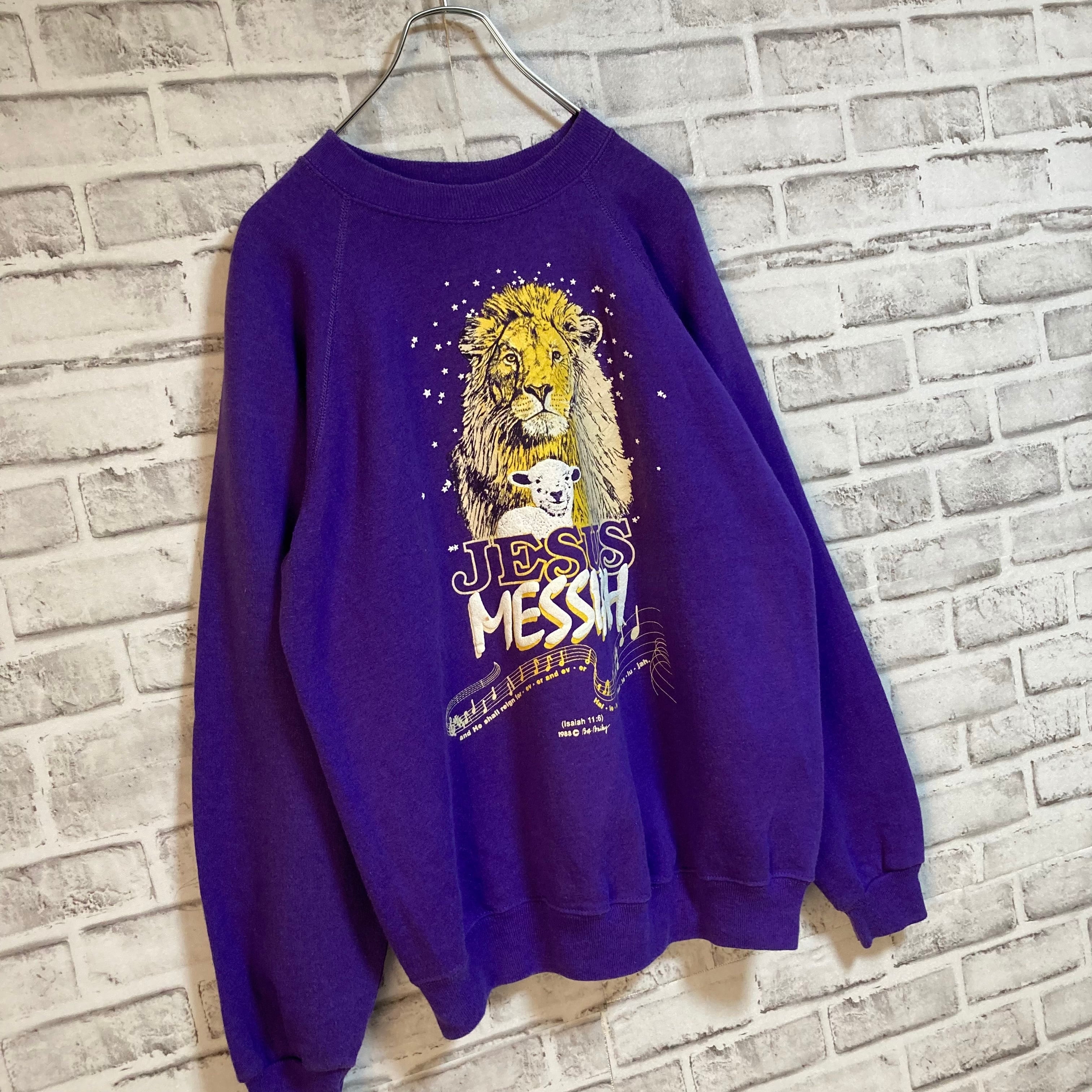 Hanes】L/S Sweat L Made in USA 80s “旧約聖書” ヘインズ スウェット