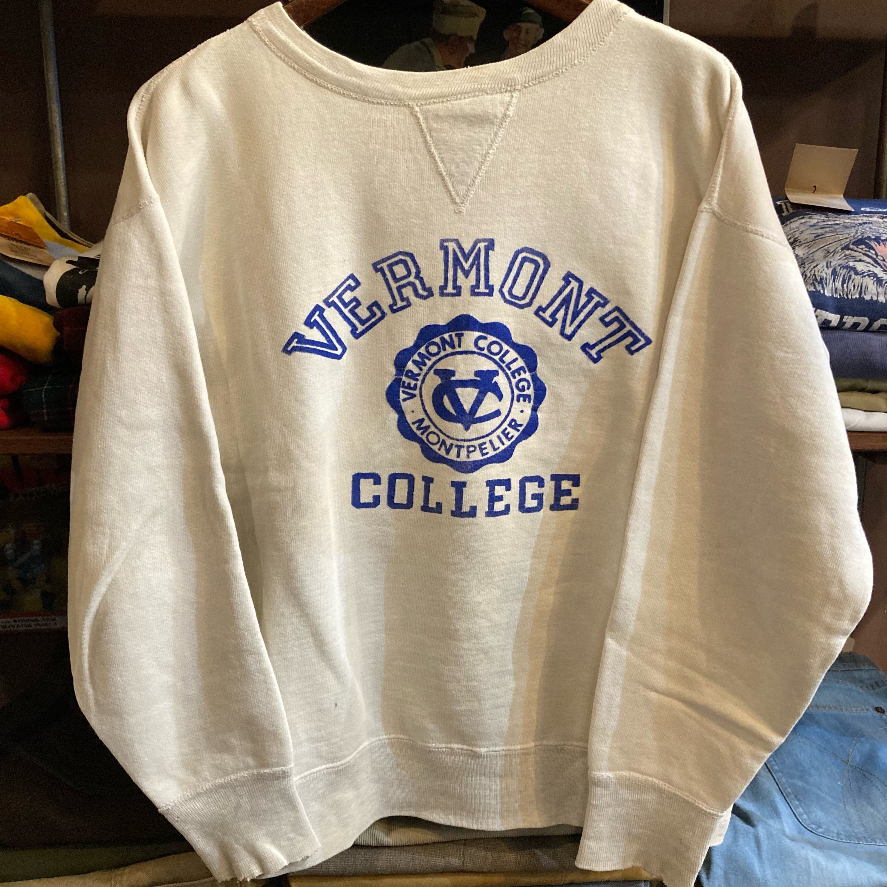 50s Unknown College Sweat カレッジ スウェット 前V