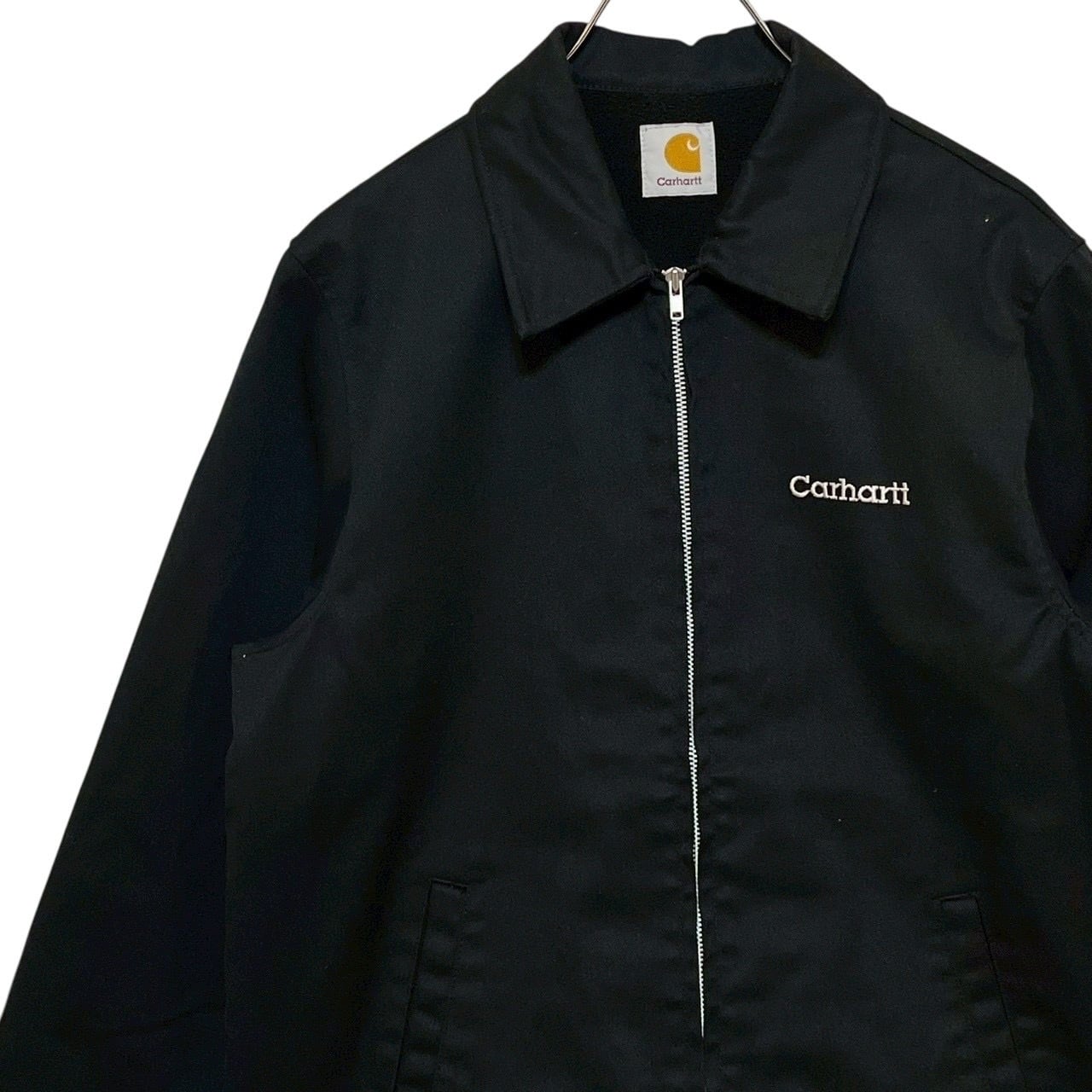 carhartt カーハート ジップブルゾン M 刺繍ロゴ ワンポイントロゴ