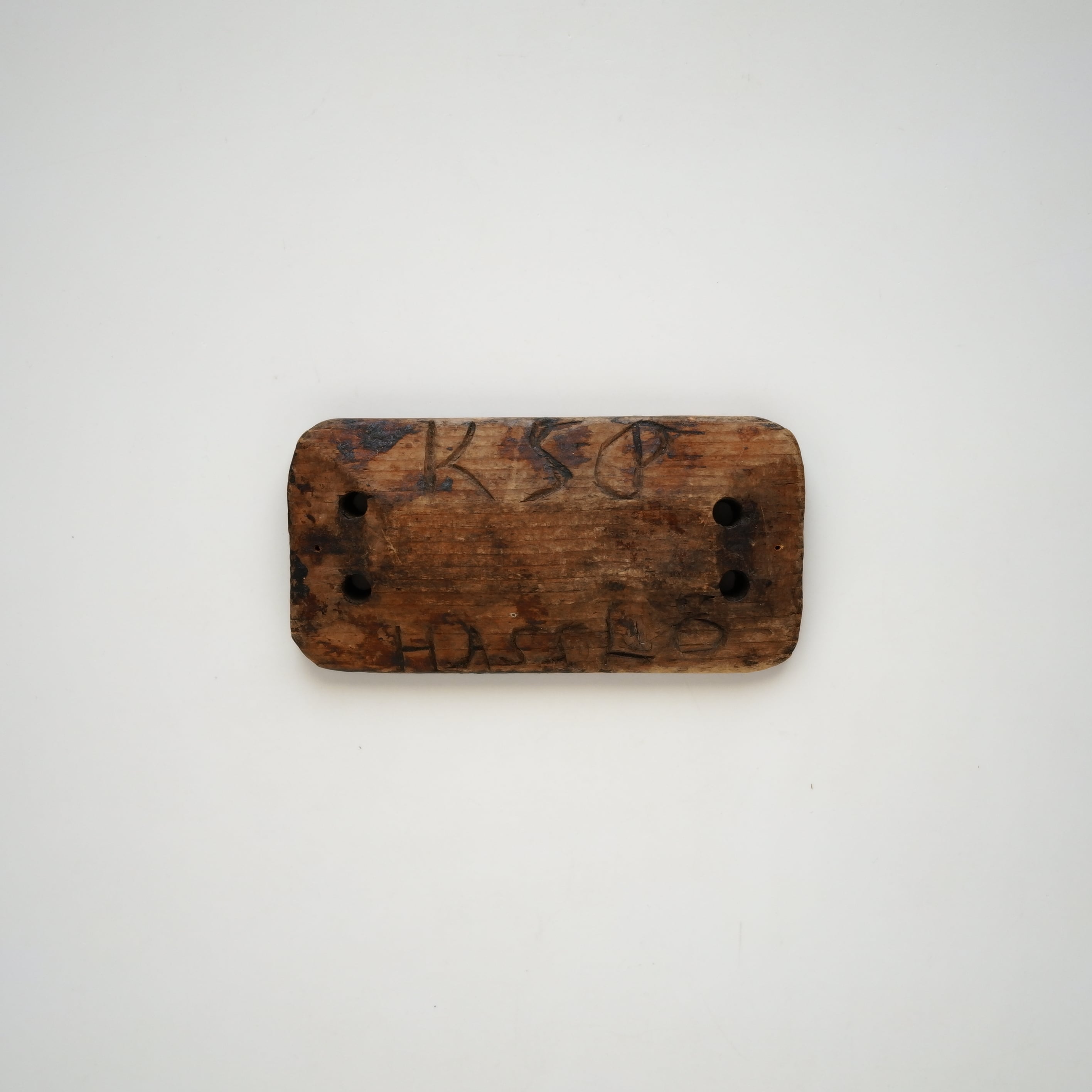 Wooden Fishing Net Tag “HASSLÖ”