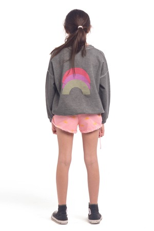 piupiuchick / "the gang" washed grey  sweatshirt / Baby