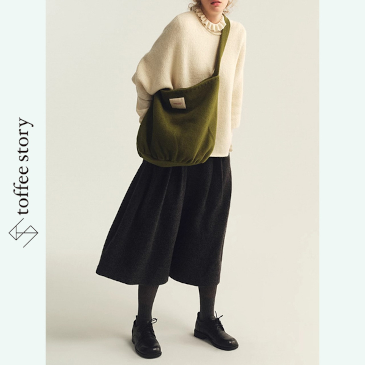 【2color】風をまとう詩のような8分袖ニット 《P0299》