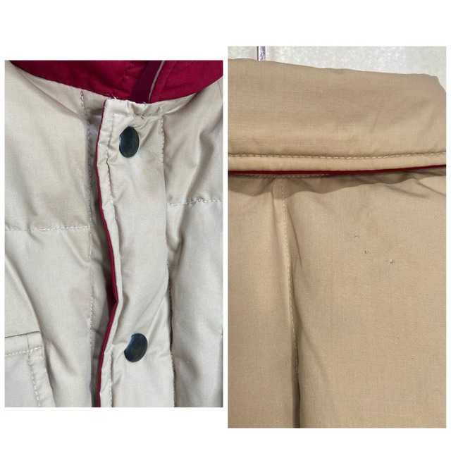 80s ORVIS オービス リバーシブルダウンシャツジャケット グースダウン L