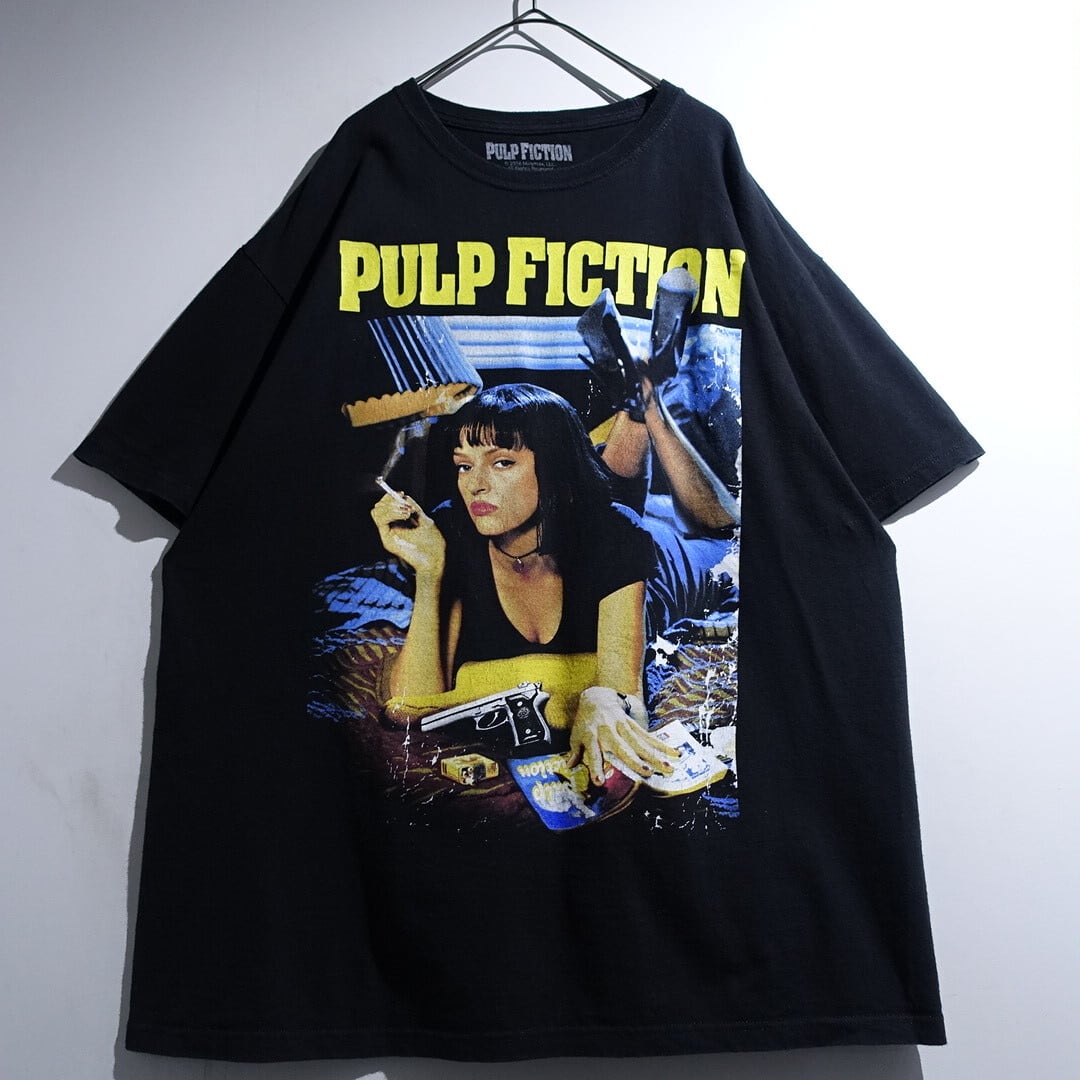 “PULP FICTION” Black Print Movie T-Shirt