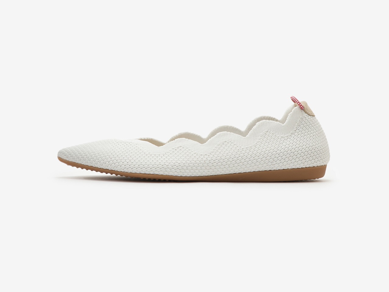 scallop pattern / WHITE