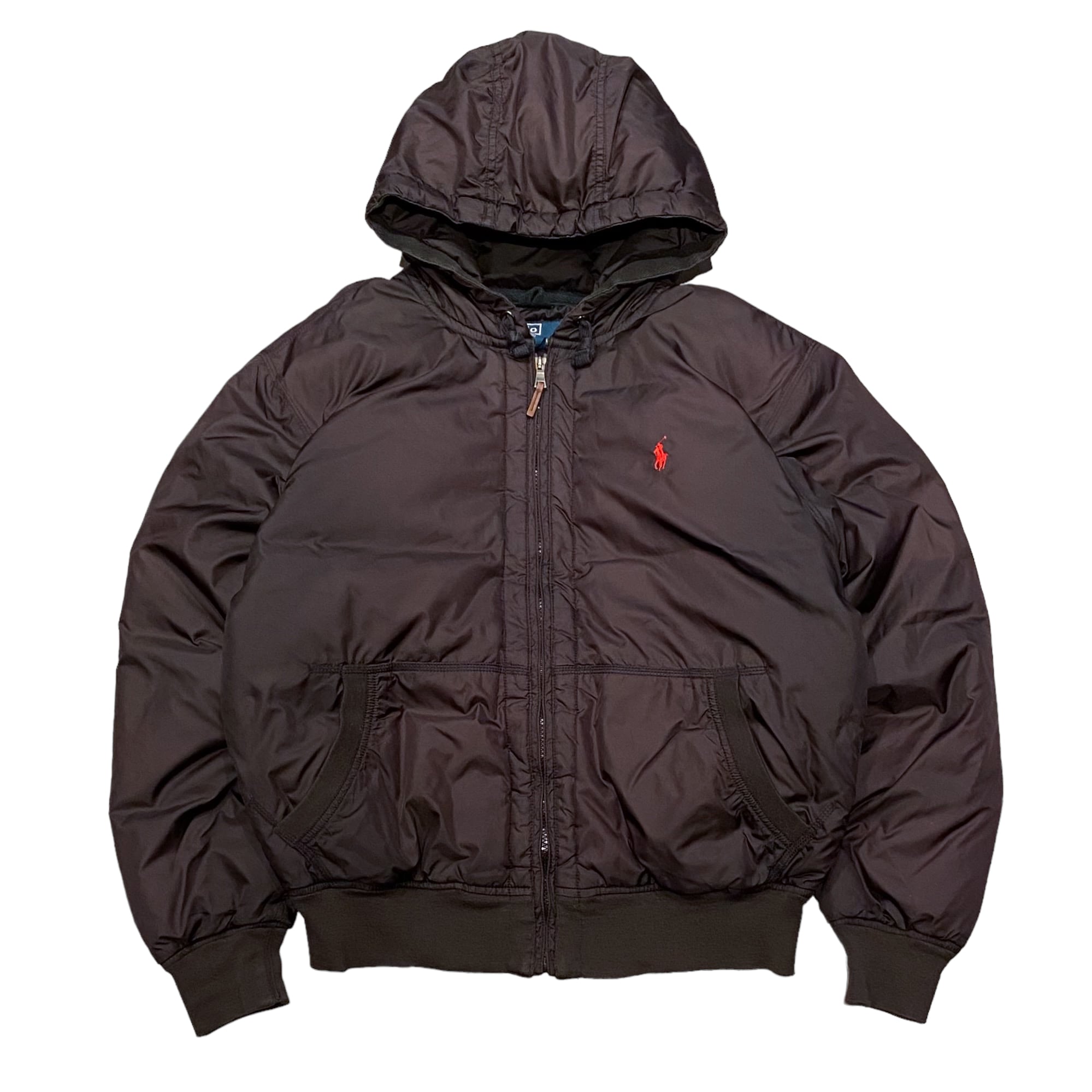 90's Polo Ralph Lauren Hooded Down Jacket L / ポロラルフローレン ...