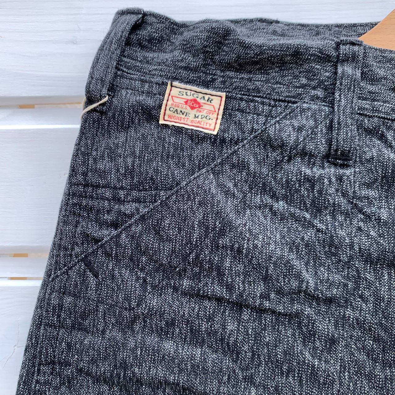 Sugar cane 9oz. Black covert engineer pants