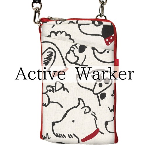 Active Warker（アクティブウォーカー）　充電しながら手ぶらでウォーキング！肩紐(反射テープ)が車のライトに反射してキラ☆☆☆