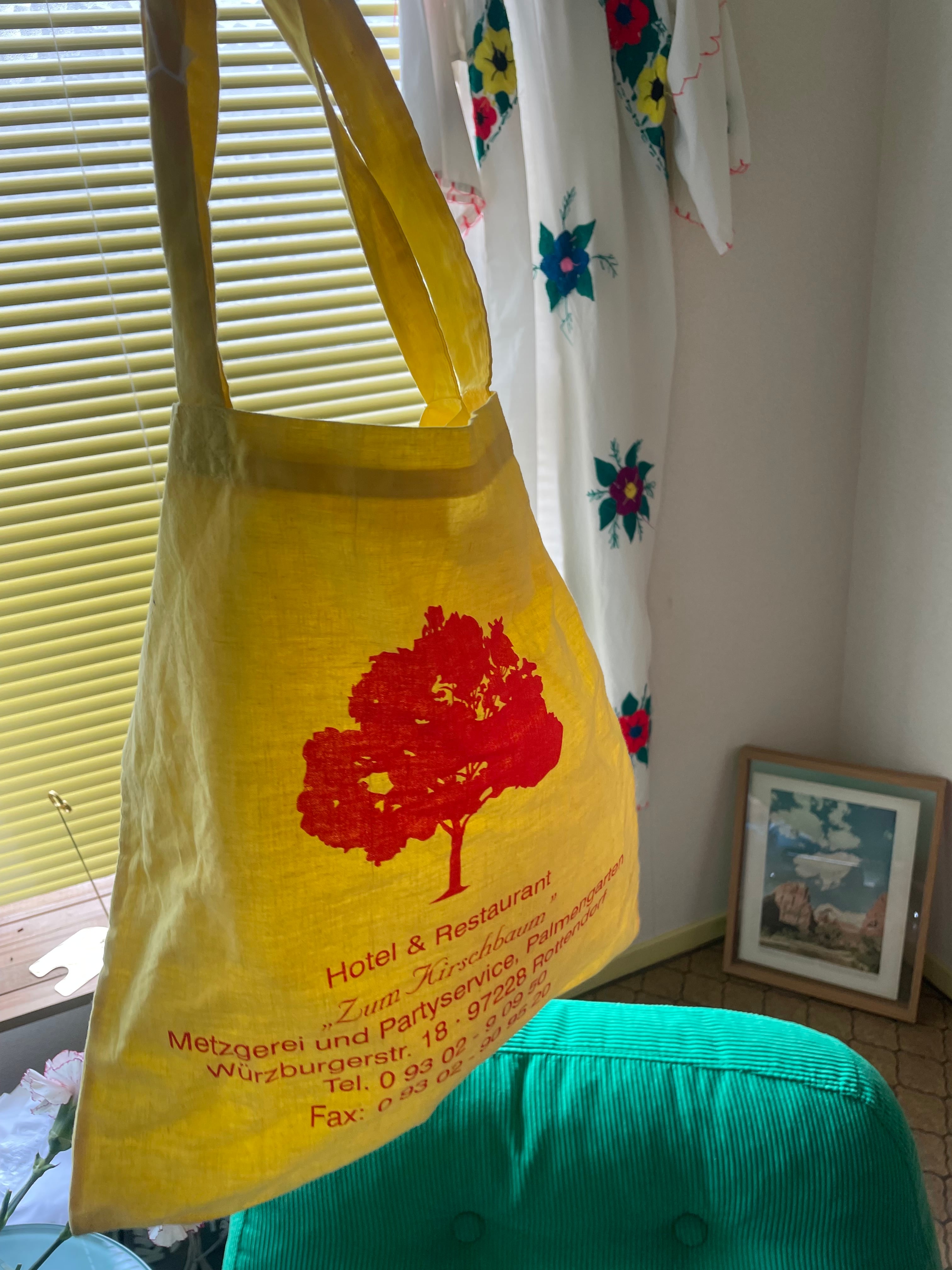 EURO vintage restaurant tote