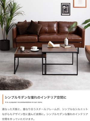 2点セット ネストテーブル