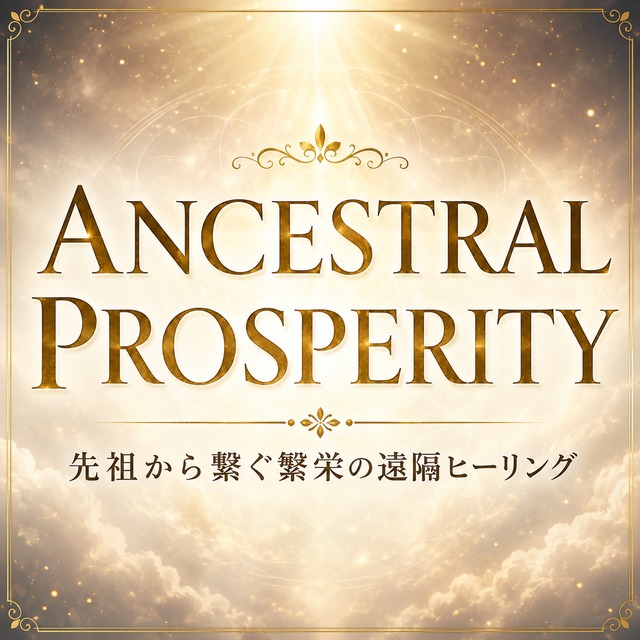 ANCESTRAL PROSPERITY CODEご先祖様から未来へ
