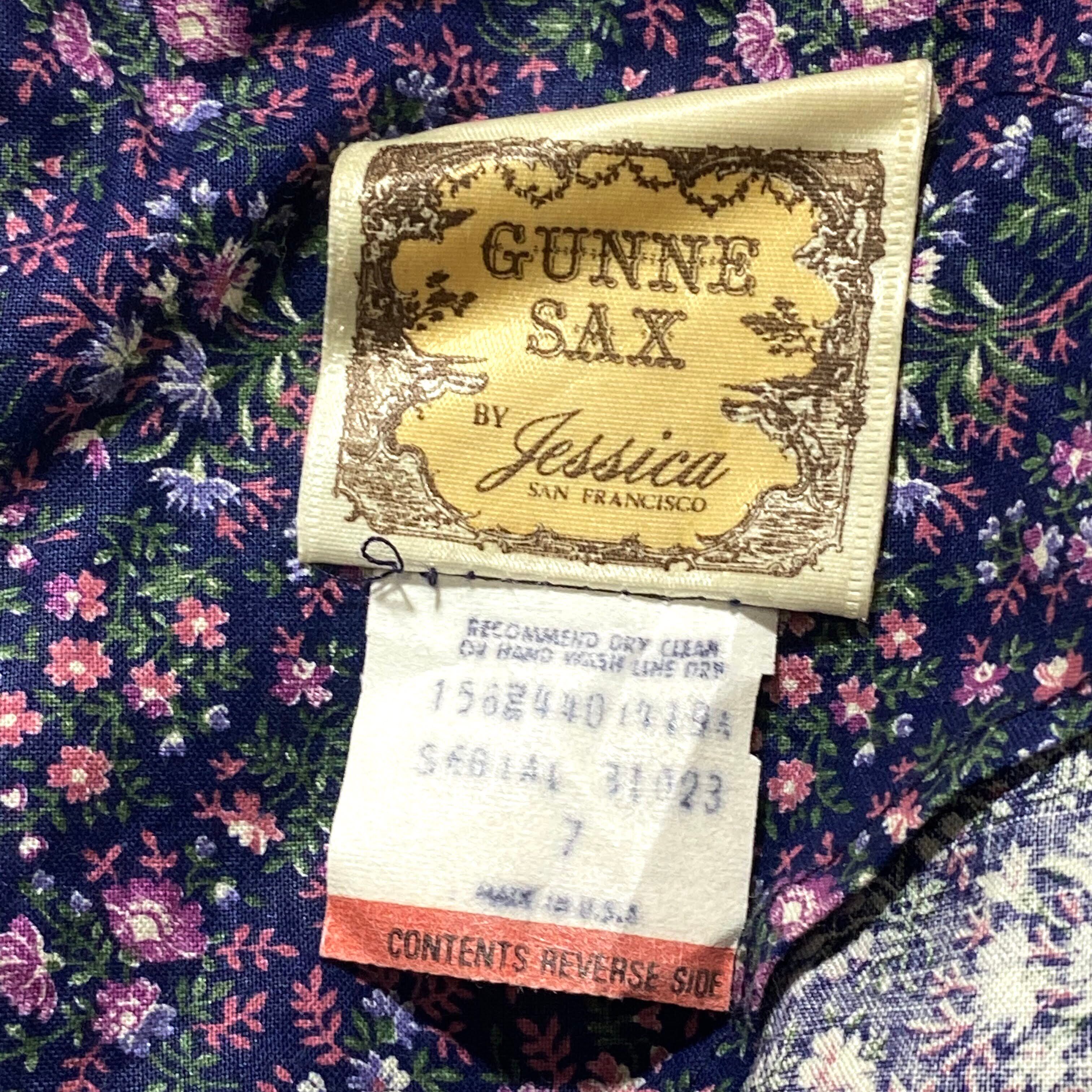 70年代 ガンネサックス ガニ?サックス GUNNE SAX Jessica レース付き
